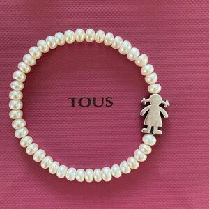 TOUS Sweet Doll Girl Pearl Bracelet
